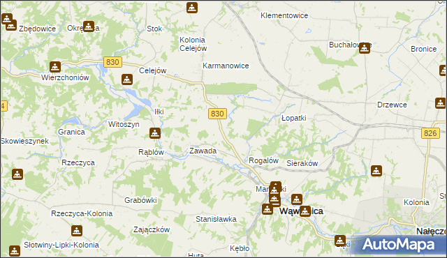 mapa Łopatki-Kolonia, Łopatki-Kolonia na mapie Targeo