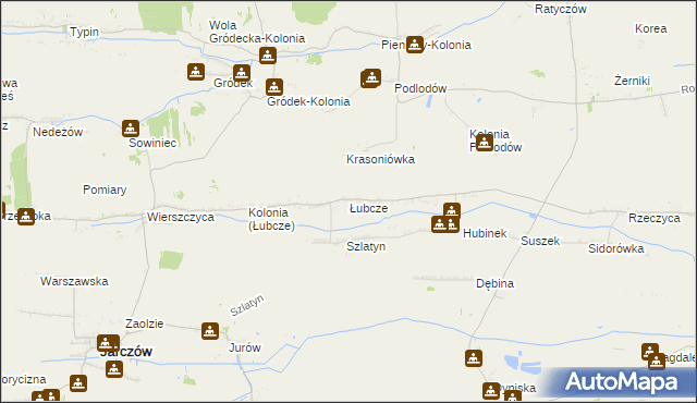 mapa Łubcze, Łubcze na mapie Targeo