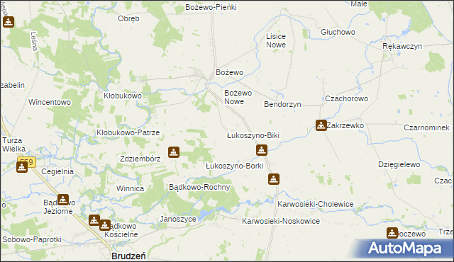 mapa Łukoszyno-Biki, Łukoszyno-Biki na mapie Targeo