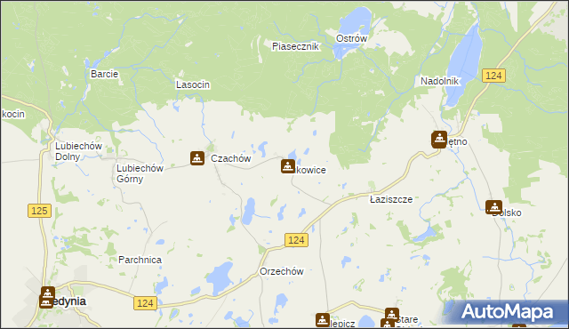 mapa Łukowice, Łukowice na mapie Targeo