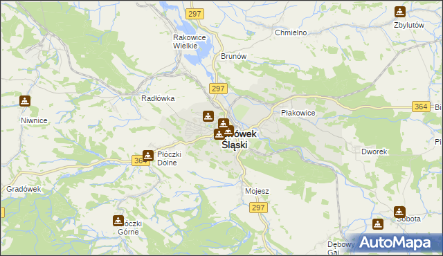 mapa Lwówek Śląski, Lwówek Śląski na mapie Targeo