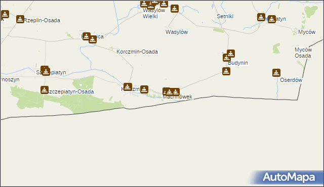 mapa Machnówek, Machnówek na mapie Targeo