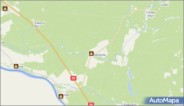 mapa Maczków, Maczków na mapie Targeo