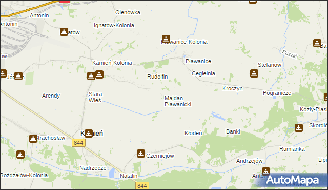 mapa Majdan Pławanicki, Majdan Pławanicki na mapie Targeo