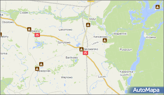 mapa Mąkowarsko, Mąkowarsko na mapie Targeo