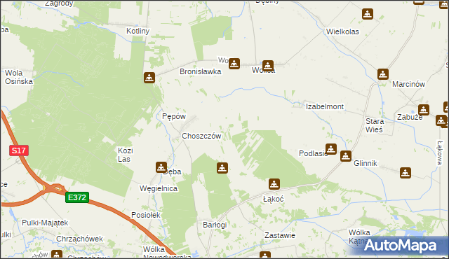 mapa Marianka gmina Kurów, Marianka gmina Kurów na mapie Targeo