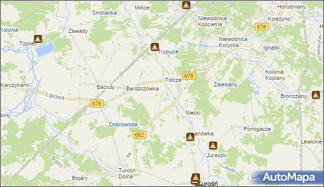 mapa Markowszczyzna, Markowszczyzna na mapie Targeo