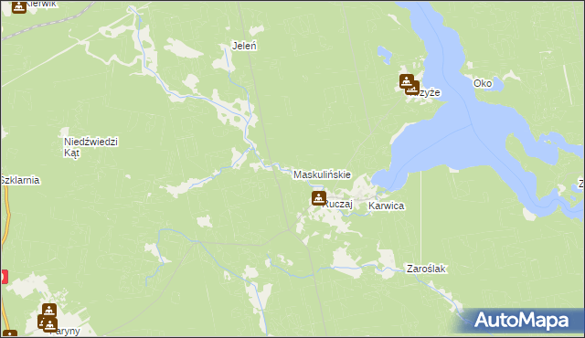 mapa Maskulińskie, Maskulińskie na mapie Targeo