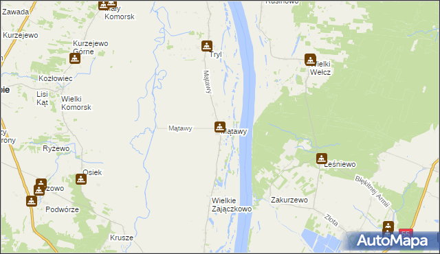 mapa Mątawy, Mątawy na mapie Targeo