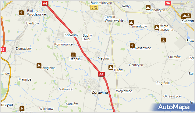 mapa Mędłów, Mędłów na mapie Targeo