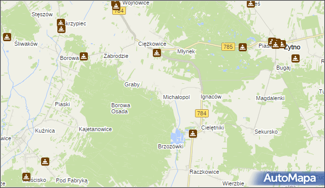 mapa Michałopol, Michałopol na mapie Targeo