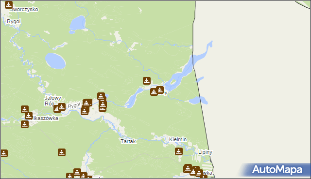 mapa Muły, Muły na mapie Targeo