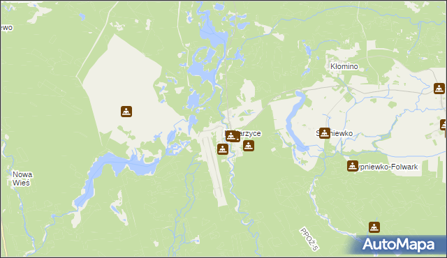 mapa Nadarzyce gmina Jastrowie, Nadarzyce gmina Jastrowie na mapie Targeo