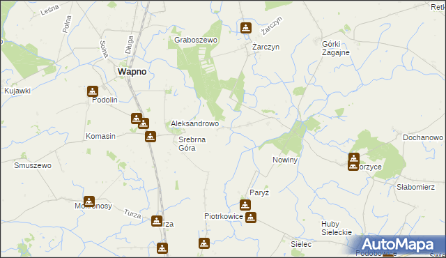 mapa Nadborowo, Nadborowo na mapie Targeo