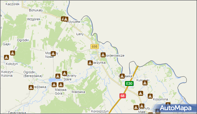 mapa Neple, Neple na mapie Targeo