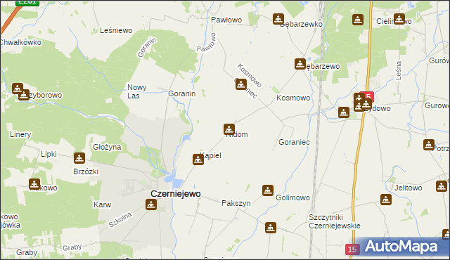 mapa Nidom, Nidom na mapie Targeo