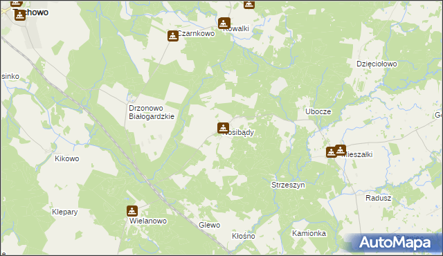 mapa Nosibądy, Nosibądy na mapie Targeo