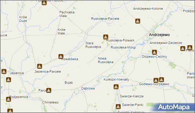 mapa Nowa Ruskołęka, Nowa Ruskołęka na mapie Targeo