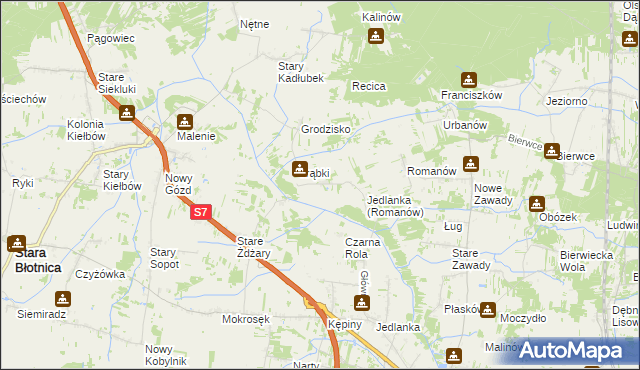 mapa Nowa Wola gmina Jedlińsk, Nowa Wola gmina Jedlińsk na mapie Targeo