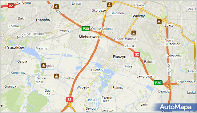 mapa Nowe Grocholice, Nowe Grocholice na mapie Targeo