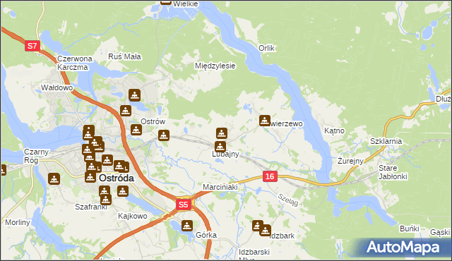 mapa Nowe Siedlisko, Nowe Siedlisko na mapie Targeo