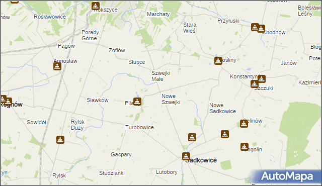 mapa Nowe Szwejki, Nowe Szwejki na mapie Targeo