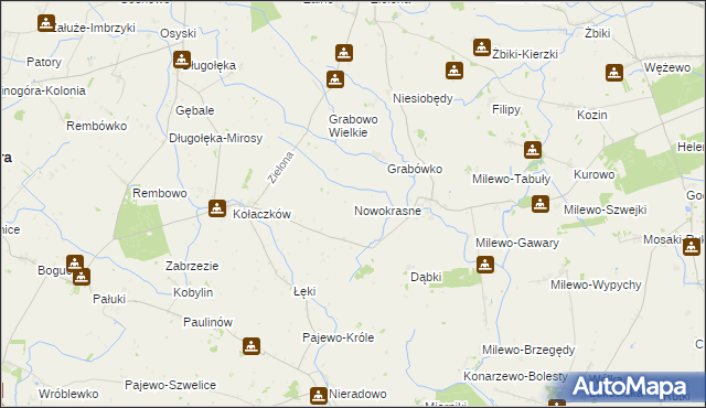 mapa Nowokrasne, Nowokrasne na mapie Targeo