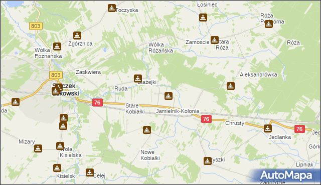 mapa Nowy Jamielnik, Nowy Jamielnik na mapie Targeo