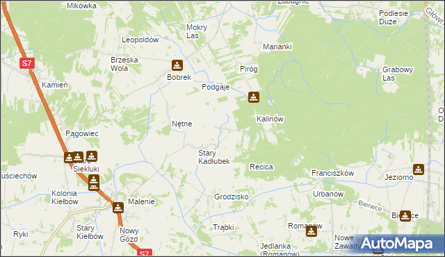 mapa Nowy Kadłubek, Nowy Kadłubek na mapie Targeo