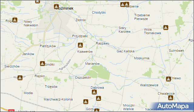 mapa Nowy Karolew, Nowy Karolew na mapie Targeo