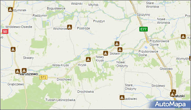 mapa Nowy Krysk, Nowy Krysk na mapie Targeo