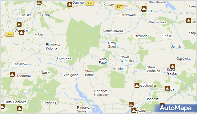 mapa Nowy Patok, Nowy Patok na mapie Targeo