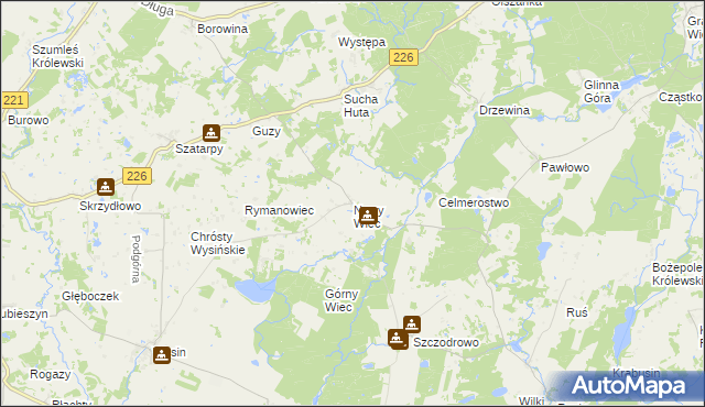 mapa Nowy Wiec, Nowy Wiec na mapie Targeo