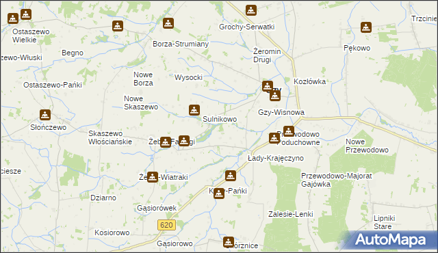 mapa Ołdaki gmina Gzy, Ołdaki gmina Gzy na mapie Targeo