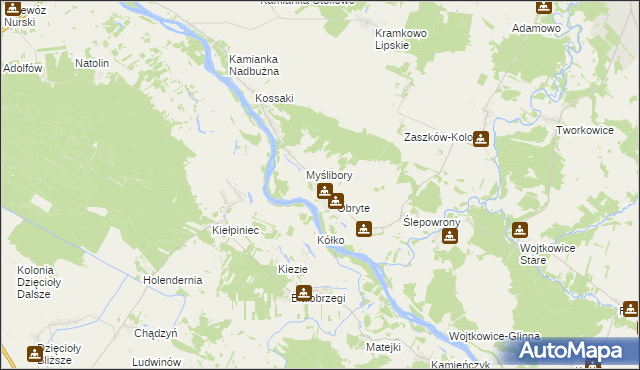 mapa Ołowskie, Ołowskie na mapie Targeo