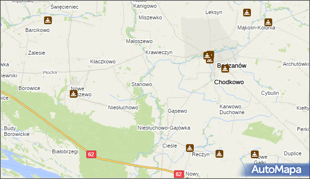 mapa Osmolinek, Osmolinek na mapie Targeo