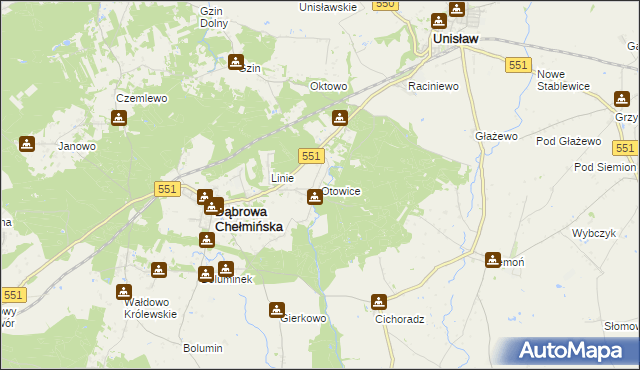 mapa Otowice, Otowice na mapie Targeo