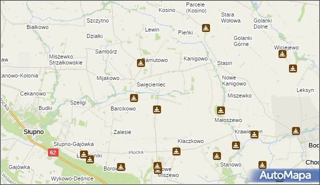 mapa Pepłowo gmina Bodzanów, Pepłowo gmina Bodzanów na mapie Targeo