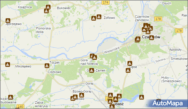 mapa Pianówka, Pianówka na mapie Targeo