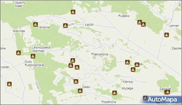 mapa Piątkowizna, Piątkowizna na mapie Targeo