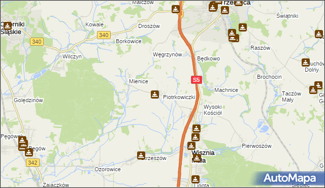 mapa Piotrkowiczki, Piotrkowiczki na mapie Targeo