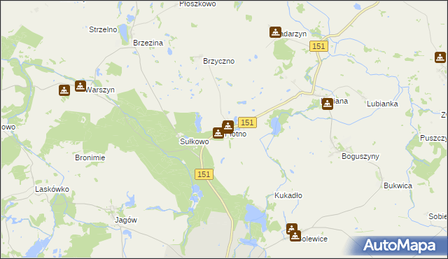mapa Płotno, Płotno na mapie Targeo