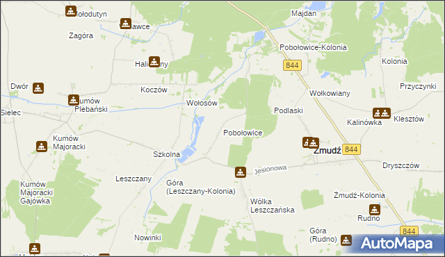 mapa Pobołowice, Pobołowice na mapie Targeo