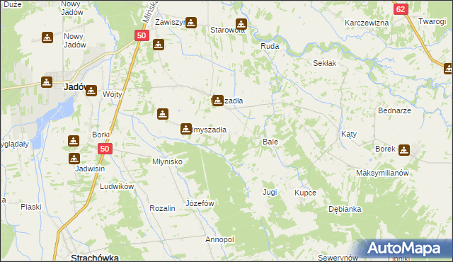 mapa Podbale, Podbale na mapie Targeo