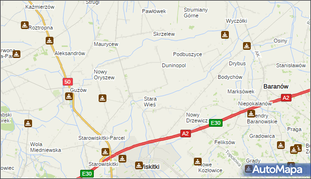 mapa Podoryszew, Podoryszew na mapie Targeo
