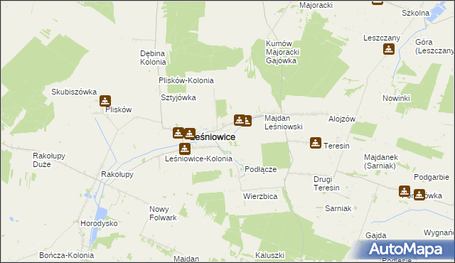 mapa Politówka, Politówka na mapie Targeo