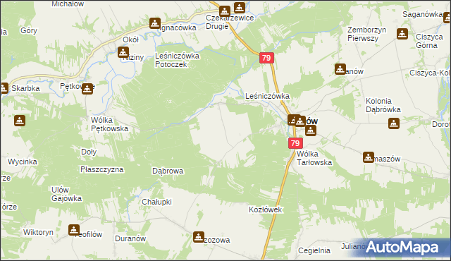 mapa Potoczek-Kolonia, Potoczek-Kolonia na mapie Targeo