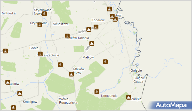 mapa Prehoryłe, Prehoryłe na mapie Targeo