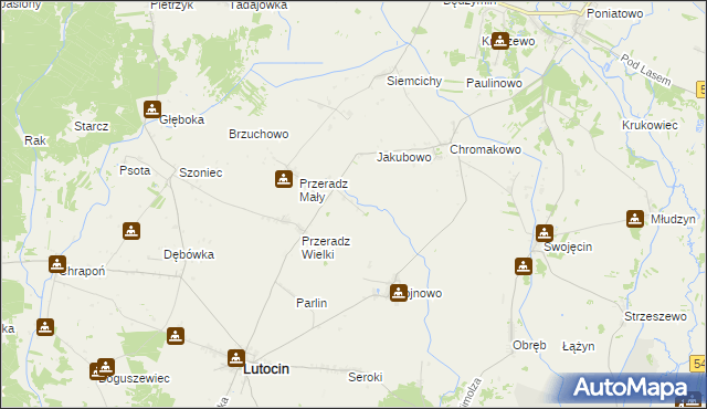 mapa Przeradz Nowy, Przeradz Nowy na mapie Targeo