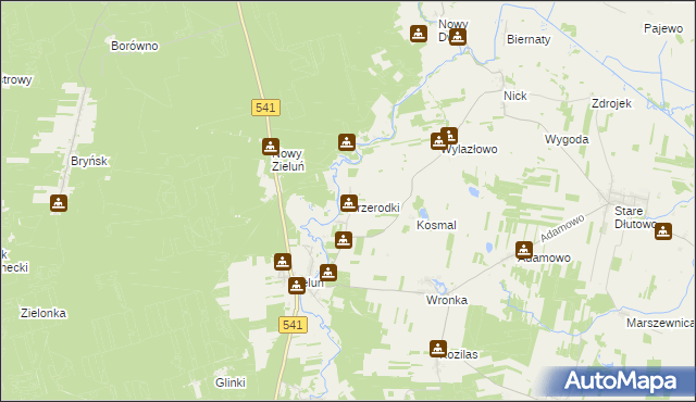 mapa Przerodki, Przerodki na mapie Targeo